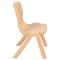 Flash Furniture Natural Plastic Stackable School Chair with 10.5" Seat Height, PK2 2-YU-YCX-003-NAT-GG - alternate 3